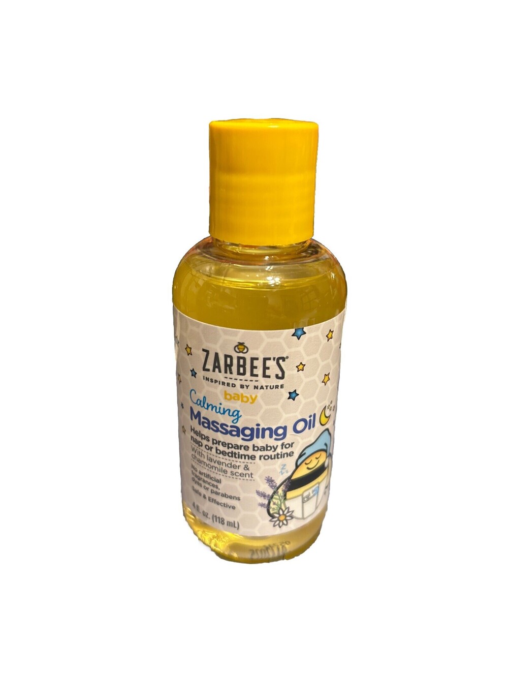 Zarbee's Baby Calming Massaging Oil Lavender Chamomile Scent 4floz EXP 01/2025